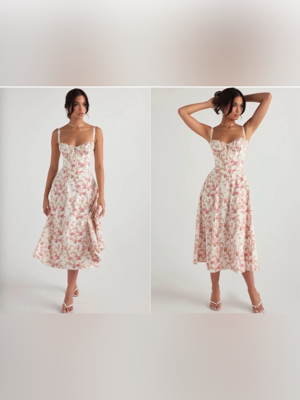 House of CB Carmen Dress Rose - Picture 5 of 14